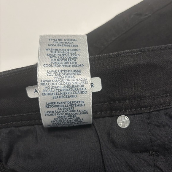 Seven7 Audrey Skimmer Women's 14 New Black Capri Denim Cropped Super Stretch - Picture 8 of 8